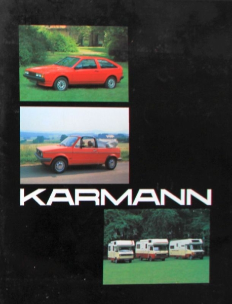 Karmann Modelprogram 1983 Carbrochure (4279)